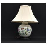 Chinese Rooster Ginger Jar Table Lamp