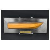 George Watson BERTRAM 28 Carved Half Hull Model