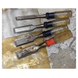 2 Sets of Chisels- Stanley & Power Master