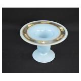 Blue Opaline Glass Vase