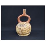 Pre Columbian Peru Moche Stirrup-Spout Vessel