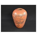Gloria Kahe Hopi-Tewa Polychrome Pottery Seed Jar