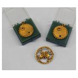 3-pc Bell Systems 10kt Gold Filled Jewelry
