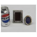 2- .925 Sterling Silver Marked Frames