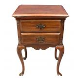 Queen Anne Cherry Wood Side Table