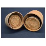 2 Antique Butter Mold Stamps