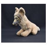Vintage Plush Fubber Face German Shepherd Dog Toy