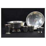 6 Silver Plate Yacht Club Sailing Trophies
