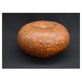 Peruvian Mate Burilado Hand Carved Folk Art Gourd
