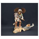 Ernest Hononie OWL-Mongwa Hopi Kachina Doll