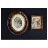 2-Framed La Mode French Victorian Magazine Covers