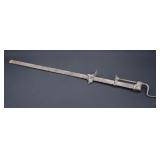 Antique Cast Iron Bar Clamp "H" Cincinnati Tool Co