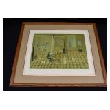 Ltd Ed Lithograph Michel Delacroix LE MOULIN ROUGE