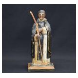 South American Carved Wood Santos St Martin
