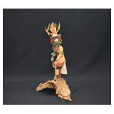 Carl Bahnimptewa Hopi Sowi-ing Deer Kachina Doll