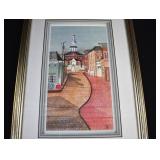 P Buckley Moss Ltd Ed Lithograph Capital View