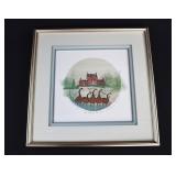 P Buckley Moss Ltd Lithograph William Paca House