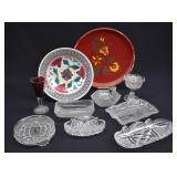 LOT- NIMY Belgium Bowl, Cut Glass & More