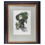 1911 Harrison Fisher Lithograph WELL PROTECTED