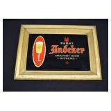 Pabst Andeker Draught Beer Glass Advertising Sign