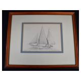 Consuelo Eames Hanks Ld Ed Lithograph LOAFING HOME