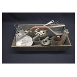 Vintage & Antique Kitchen Items in a Utensil Box