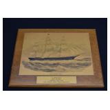 New Clipper Engraved Copper Award Plaque