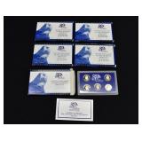 5- 2006 US Mint State 50 Quarters Proof Sets