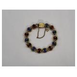12kt Gold Fill Mounted Jade Bead Bracelet