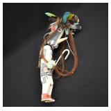 Tayron Polequaptewa Hopi Hanging Ogre Kachina Doll
