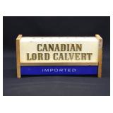 Canadian Lord Calvert Advertising Bar Light