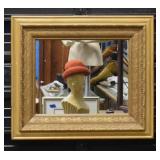 Gilt Gesso Framed Mirror 26" x 30"