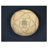 Southwest Indian Papago Sweetgrass Low Basket Tray