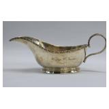 1873 Henry Tucker Silver Plate Sauce Boat