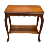 French Provincial Fruit Wood End Table