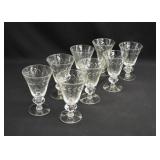 8 Seneca INGRID Laurel Dot Wine Stems