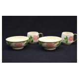 4-pc Franciscan DESERT ROSE Cup & Cereal Set