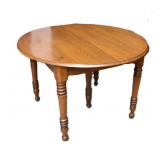 Antique Oak 5-leaf Banquet Dining Room Table