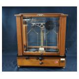 Antique Fisher Scientific Balance Scale & Weights