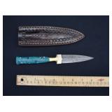 Custom Damascus Steel Dagger Knife