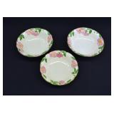 3 Franciscan DESERT ROSE Serving Bowls