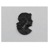 Italian Carved Antique Victorian Lady Oynx Cameo