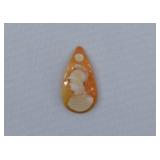 Italian Carved AJAX Greek Warrior Shell Cameo