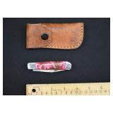 Custom Damascus Steel Folding Pocket Knife