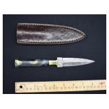 Custom Damascus Steel Dagger Knife