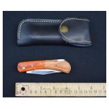 Custom Damascus Steel Lock Blade Pocket Knife