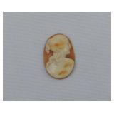 Italian Carved Antique Victorian Lady Shell Cameo