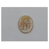 Italian Carved Victorian Full Scene Shell Cameo