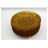 10 Federal Glass PIONEER CANARY Dinner Plates