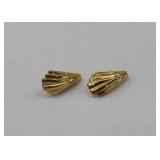 Pair of 14kt Gold - Post Earrings